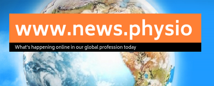 www.news.physio website showcasing an extraordinary profession